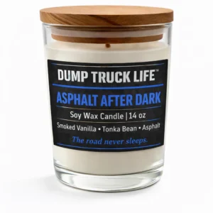 Asphalt After Dark Masculine Soy Candle 14oz