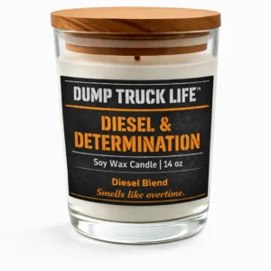 Diesel and Determination Masculine Soy Candle 14oz